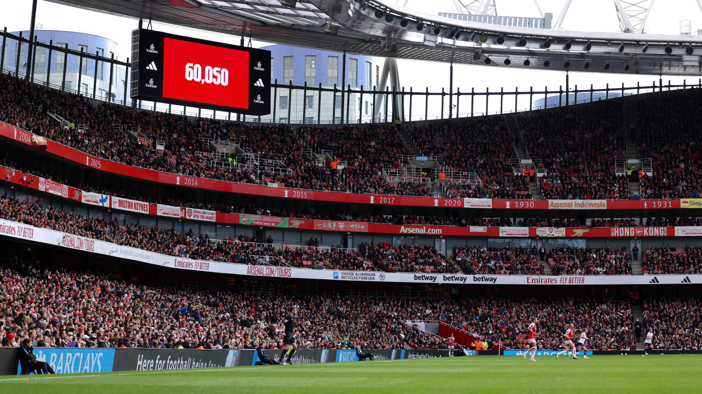 2024/25 Sezonunda Büyük Stadyumlardaki Tüm Onaylanmış WSL Maçları